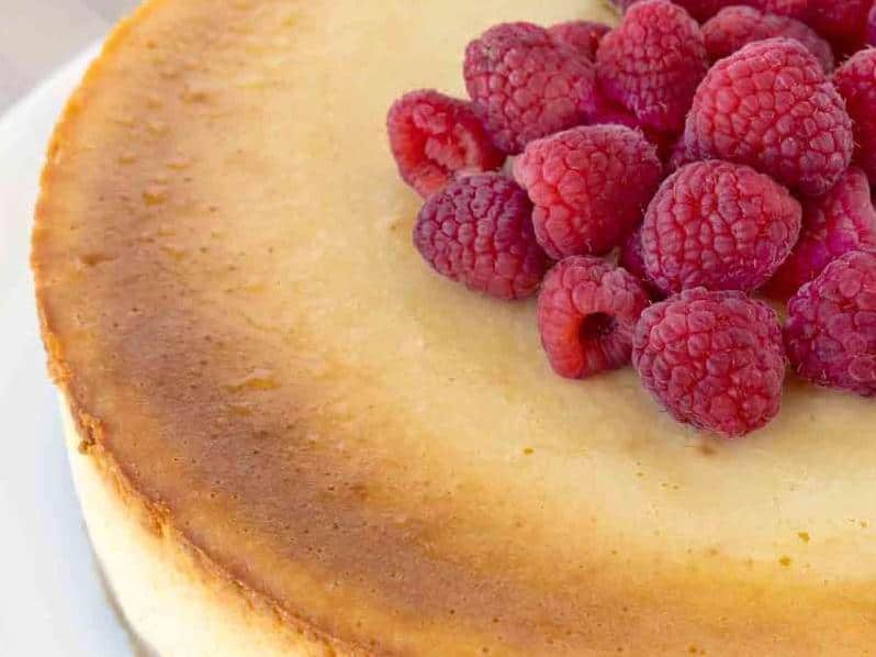  A classic cheesecake with a twist.