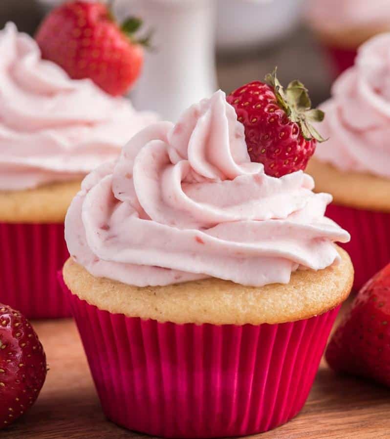  A light and fluffy batter made with Icelandic Skyr Yogurt, these cupcakes are a delight!