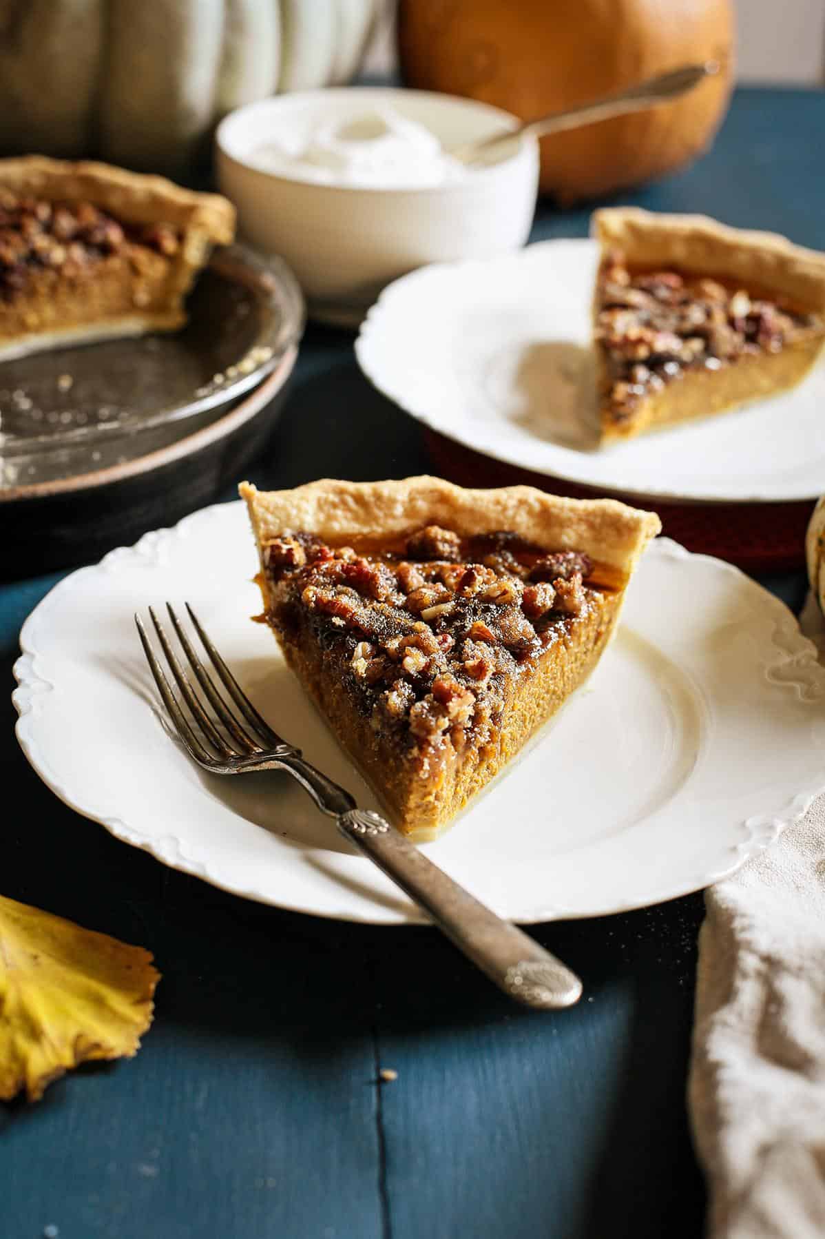  A perfect balance of flavors makes this pumpkin pie irresistible.