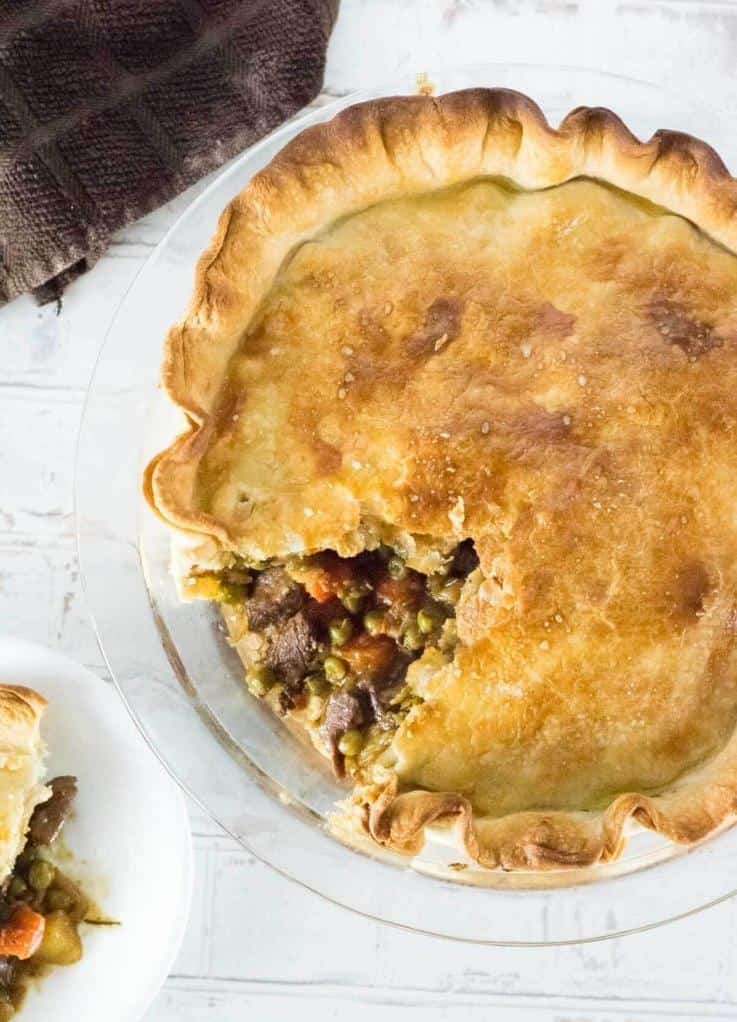  A perfect comfort food, this pot pie is sure to warm you up on a cold