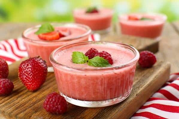  A raspberry twist on your favorite creamy dessert.