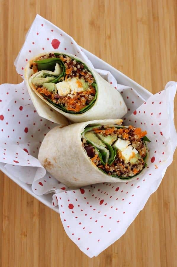  A refreshing twist on your traditional tortilla wrap.