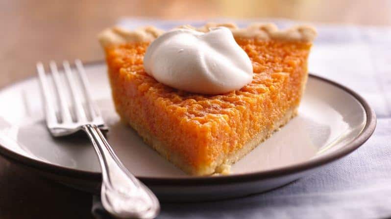  A slice of heaven on your plate: Texas Sweet Potato Pie.