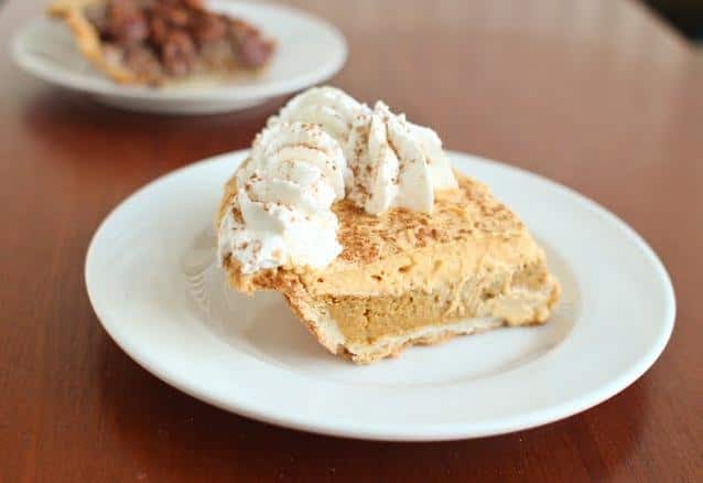  A slice of this pie will take you straight to pumpkin heaven.