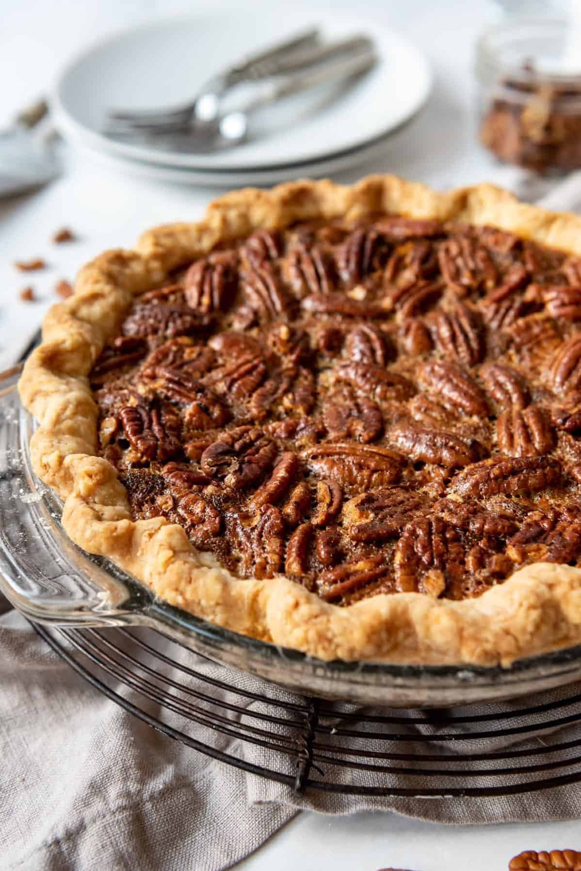  A true Georgian delicacy, this pecan pie recipe will have you coming back for seconds and even thirds!