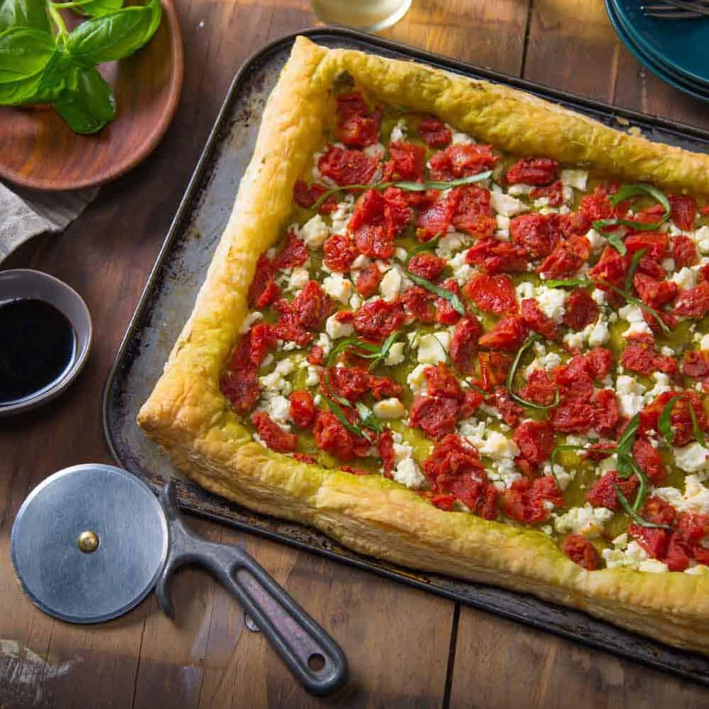  A vibrant and colorful tart, perfect for summer gatherings