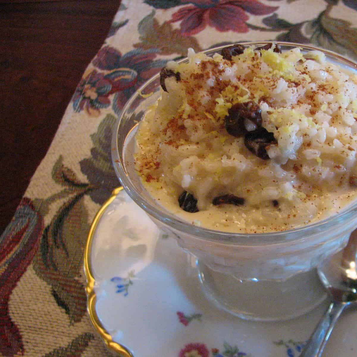  A warm bowl of rice pudding on a chilly evening is what dreams are made of!