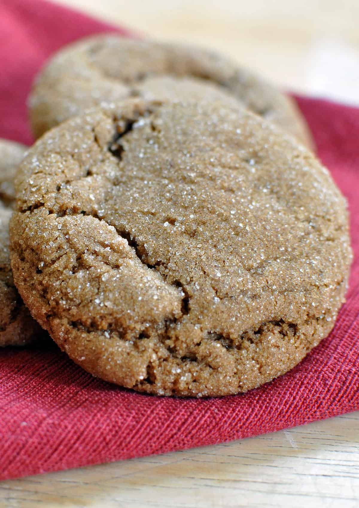 Amish Molasses Nut Cookies