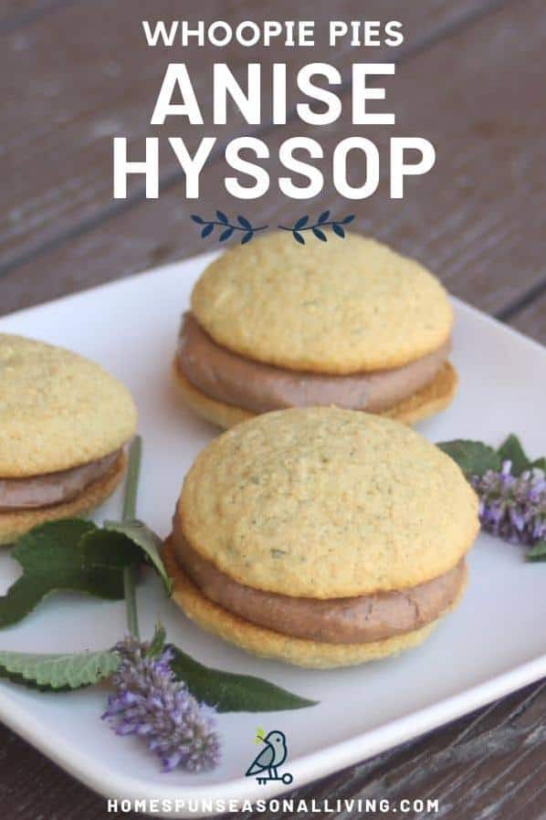 Anise Hyssop Drop Cookies