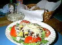Black Bean and Corn Salad With Homemade Tortilla Chips