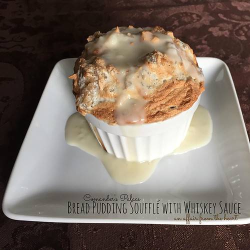 Bread Pudding Souffle With Whiskey Sauce