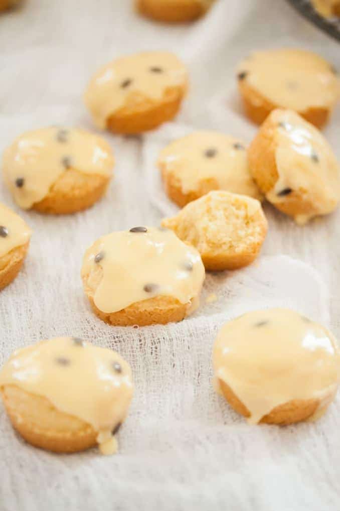  Can you resist these delicious shortbread cookies filled with passionfruit goodness?