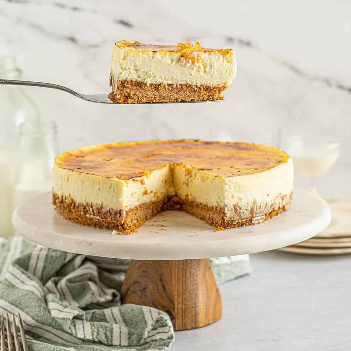  Cheesecake + Creme Brulee = a match made in dessert heaven.