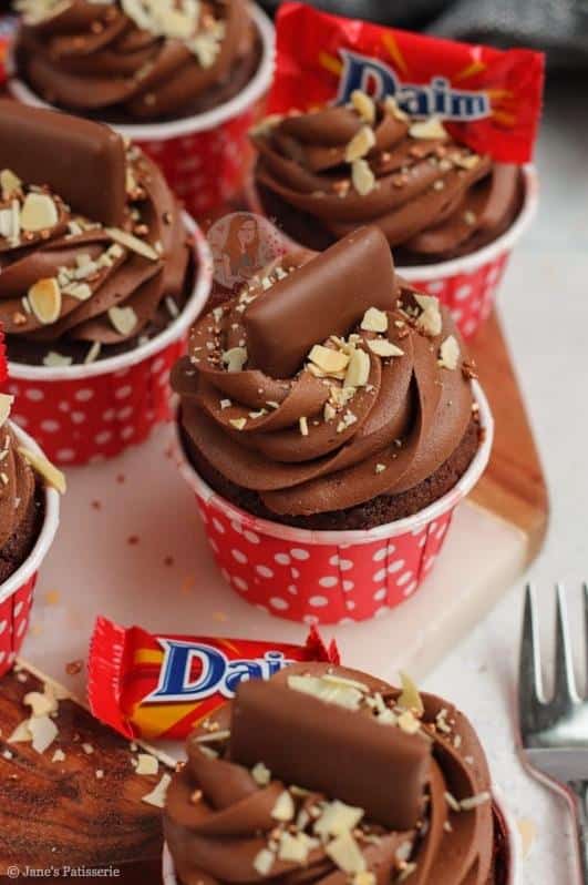 Decadent Daim Cupcakes to Satisfy Your Sweet Tooth