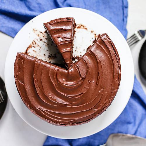 Chocolate Band Layer Cake
