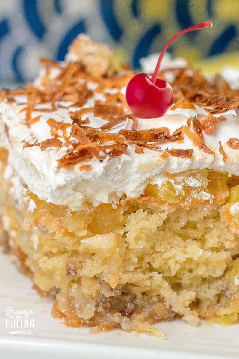 Indulge in a Tropical Treat with Pina Colada Cake!