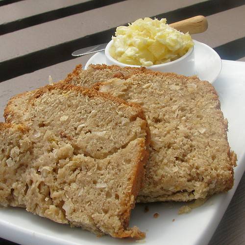Coconut Bread With Sweet Pineapple Butter