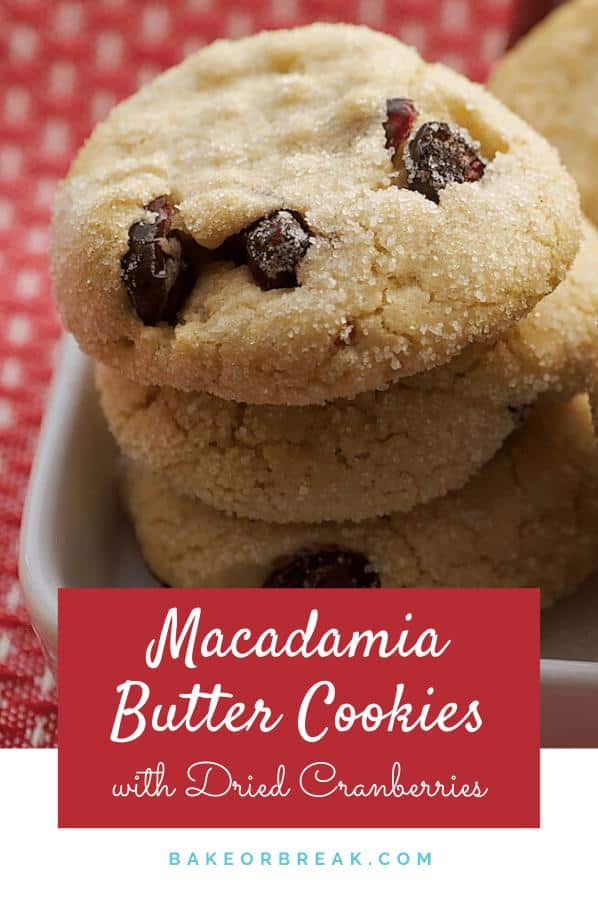  Cranberries mixed with macadamia butter is a heavenly combination