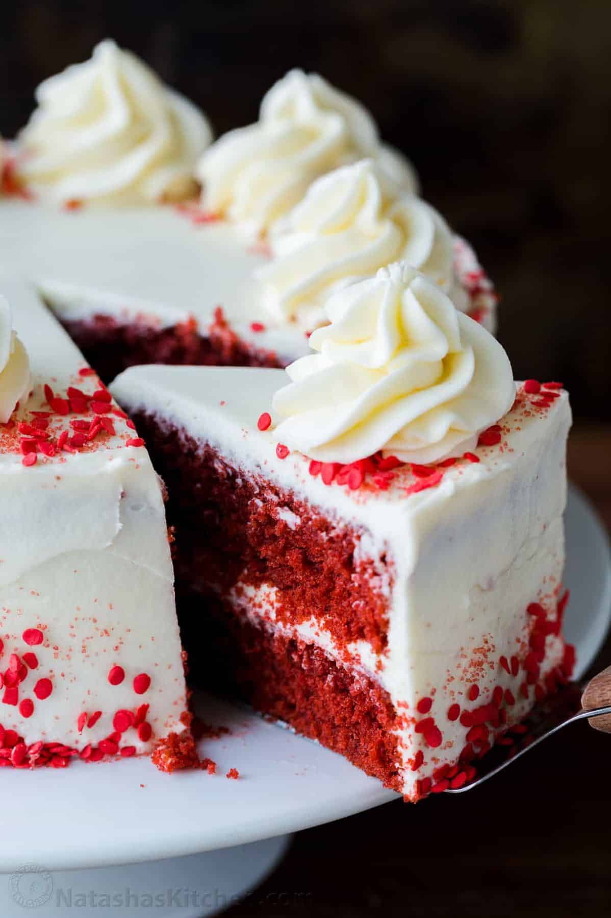 Decadent layers of moist cake and creamy frosting