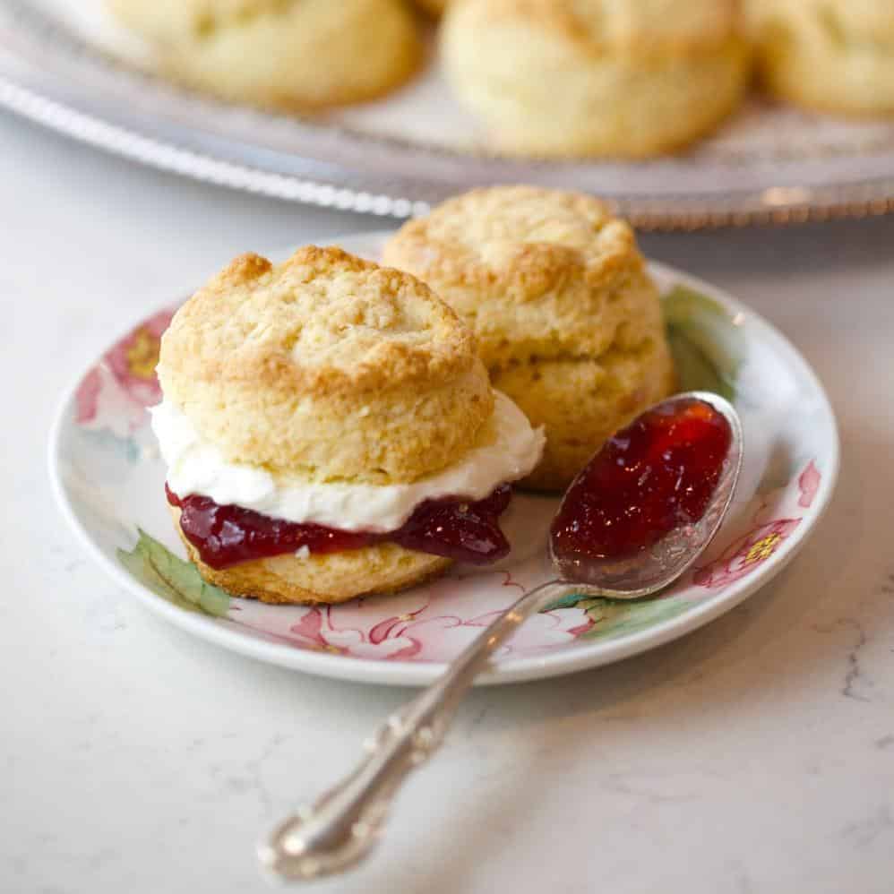  Delightful Devonshire Clotted Cream Cookies, the perfect tea time treat.