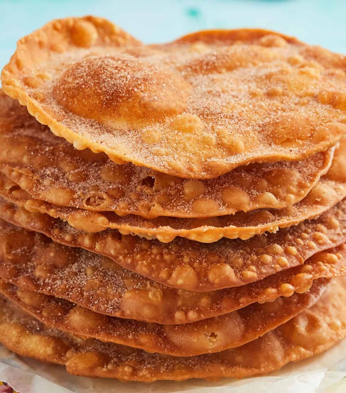  Don't let their simple appearance fool you – these bunuelos are a delicious treat.