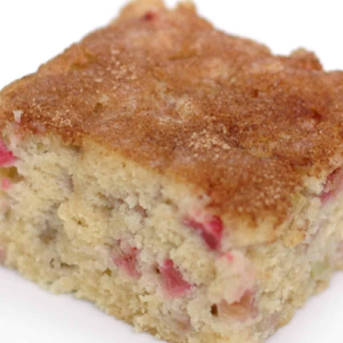 Sweet and Tangy Rhubarb Cake Recipe
