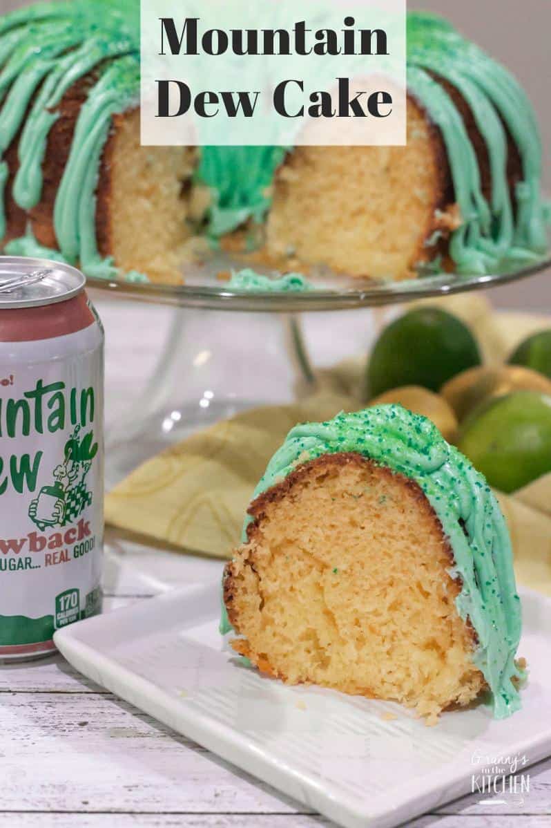  Fuel up on sugar (and caffeine!) with this Mountain Dew Cake.