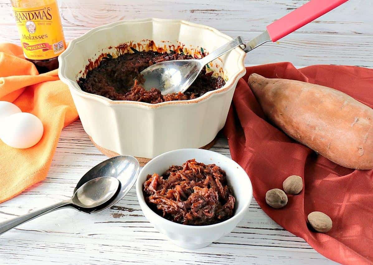 Get a taste of fall in every bite with this sweet potato pudding!