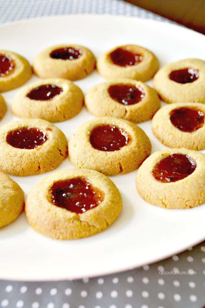  Get creative with your choice of jam flavor for the thumbprint center and make these cookies truly your own.