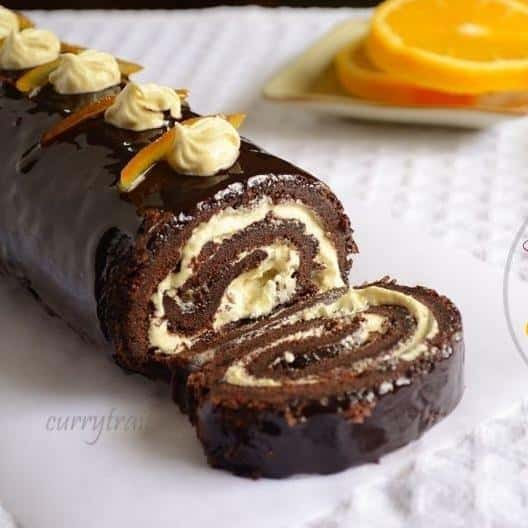  Get ready to fall in love with this chocolate-orange cake roll. It's almost too pretty to eat!