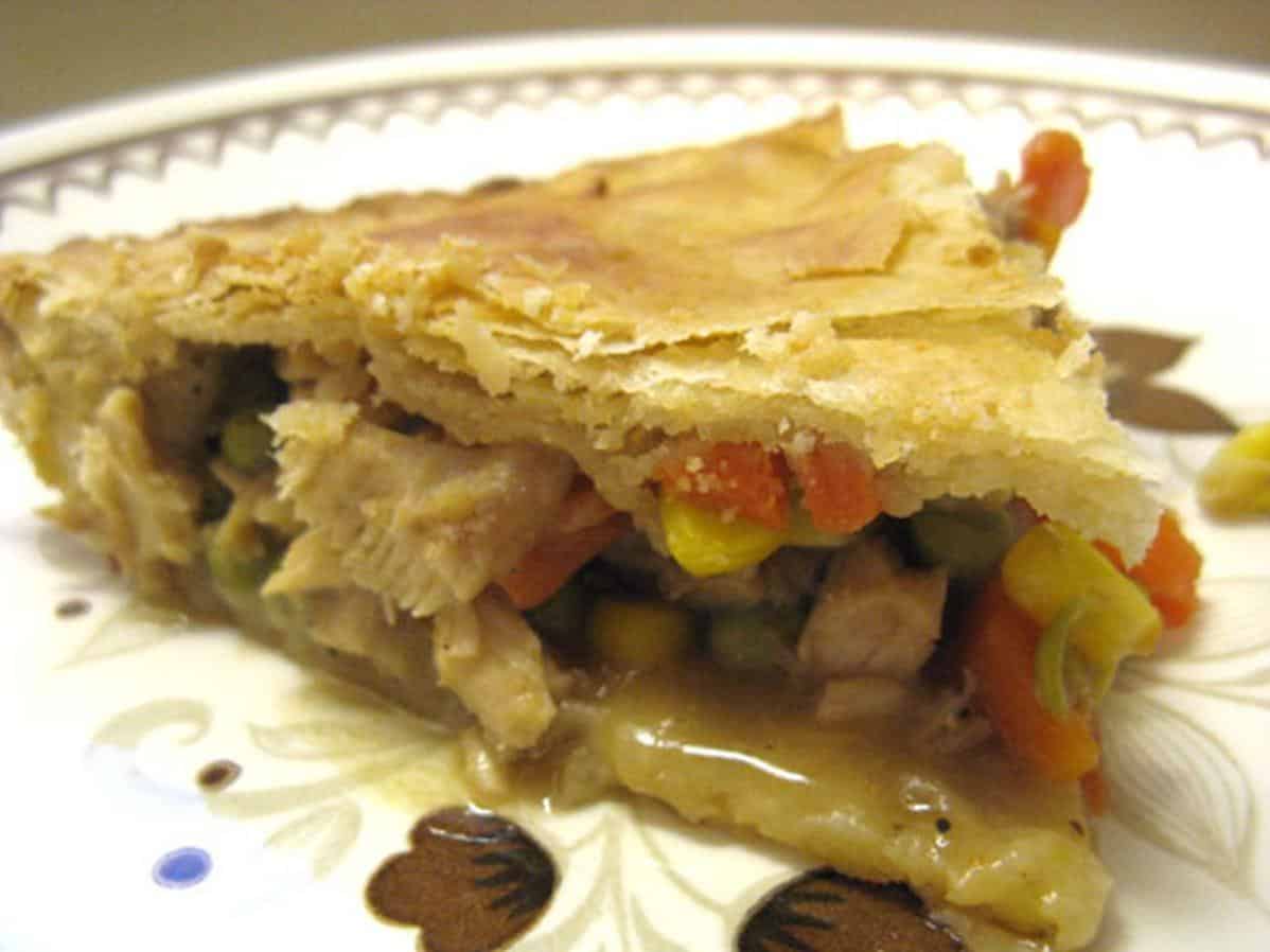  Get ready to indulge in a savory Thanksgiving-inspired dish with Pilgrim's pie!
