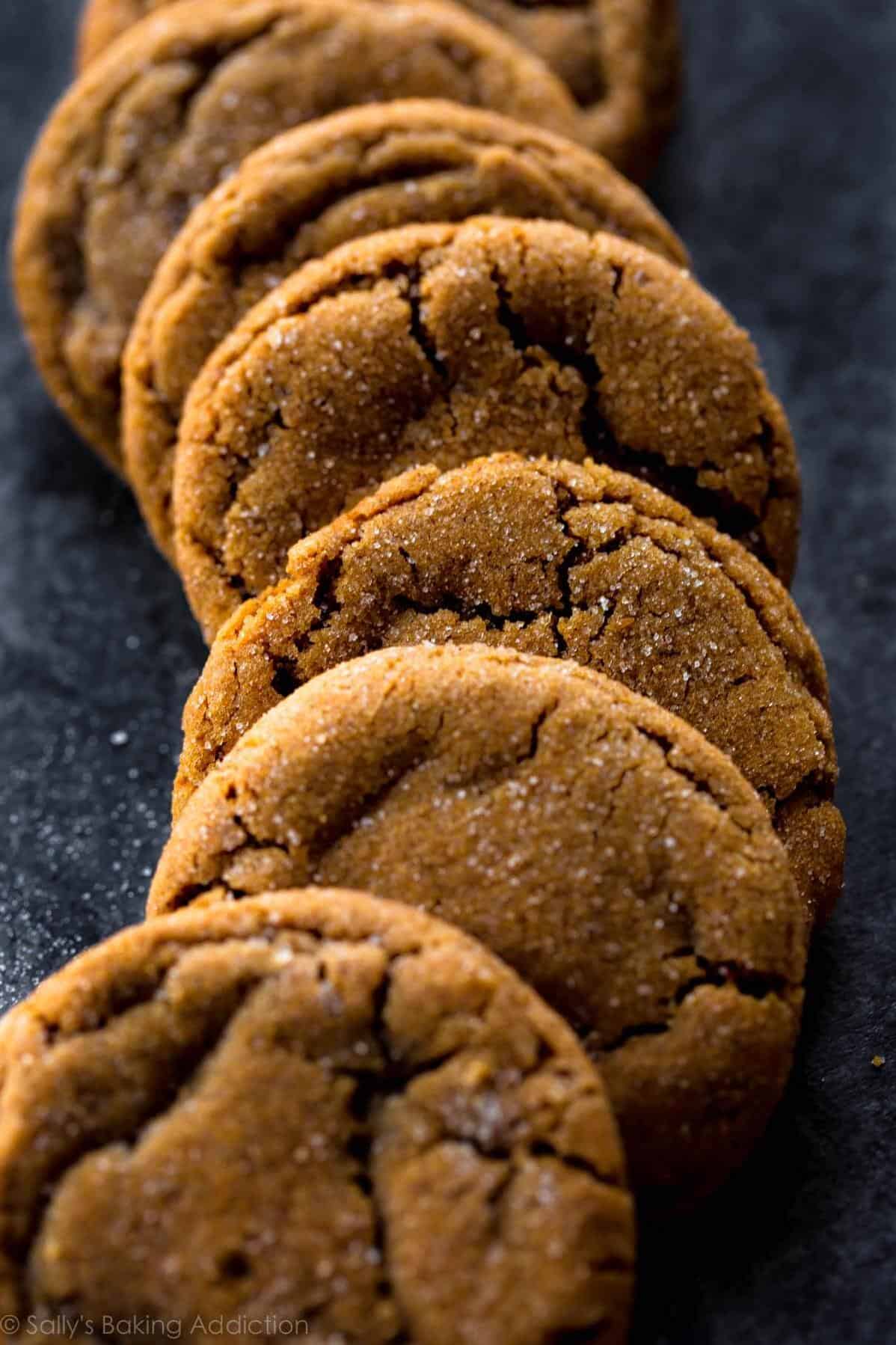 Get ready to sink your teeth into these warm and chewy molasses cookies!