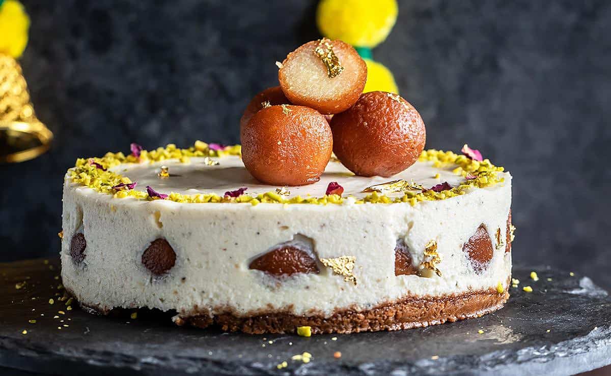 Indulge in the Heavenly Gulab Jamun Cheesecake Recipe