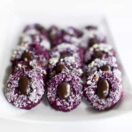  Health and indulgence come together in these beet cookies.