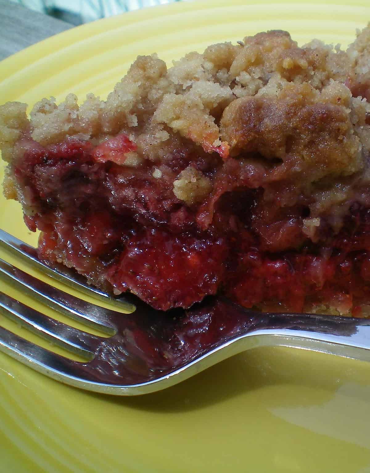 Delicious Strawberry Rhubarb Crumble Pie Recipe