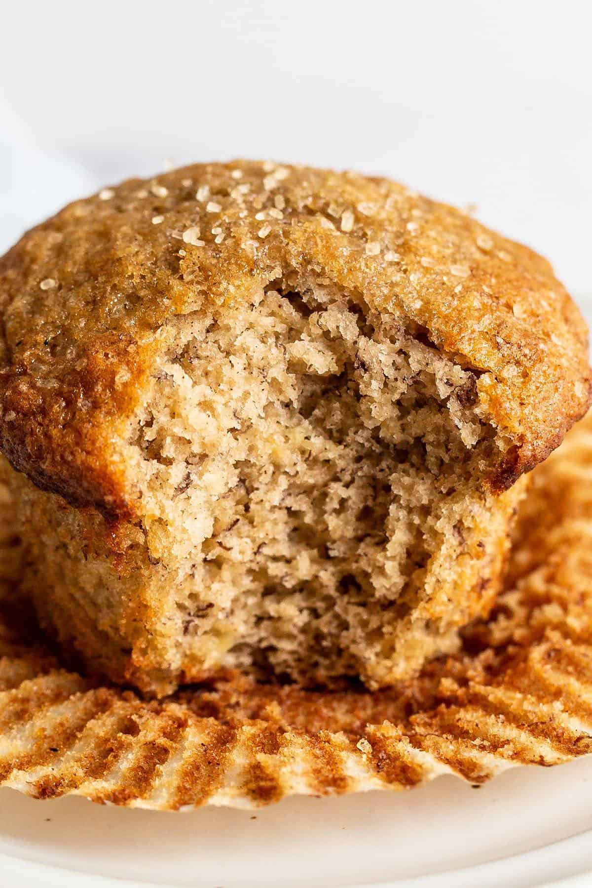  I guarantee you won't be able to resist the banana-y goodness of these muffins.