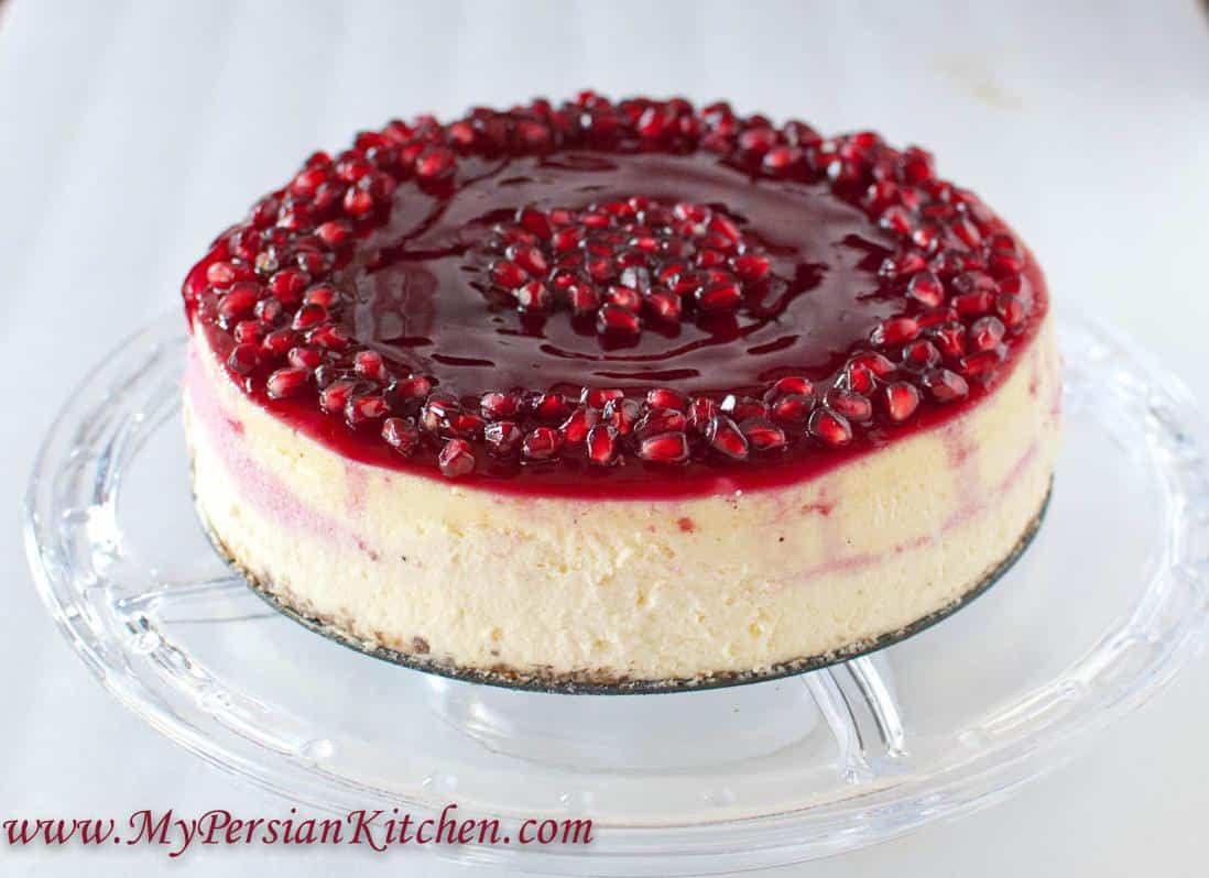  If you're looking for a show-stopping dessert, this Pomegranate Cheesecake is it!