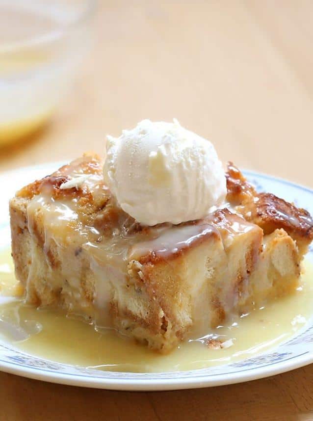  Indulge in this creamy and decadent white chocolate bread pudding!