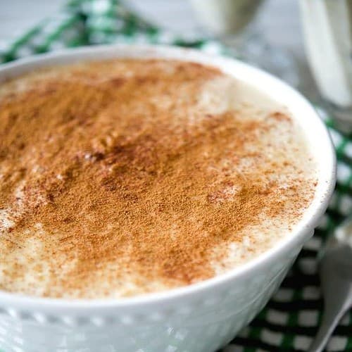 Irish Cream Rice Pudding