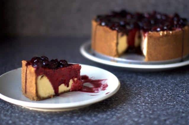 I've been told this cheesecake is better than a trip to New York – I'll let you be the judge of that.