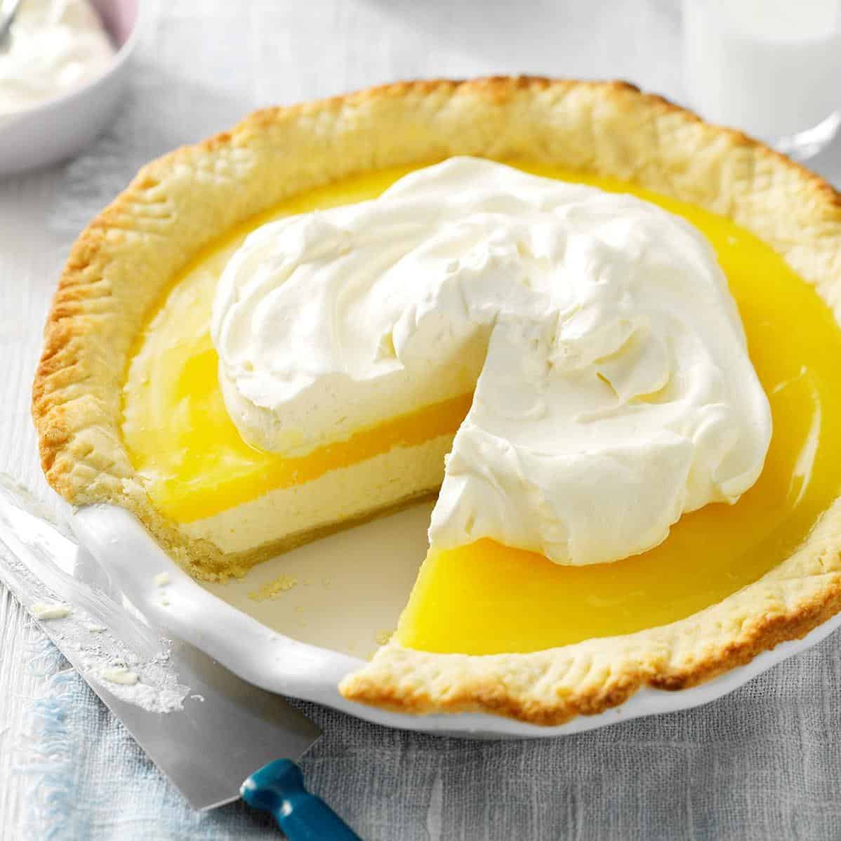 Indulge in a Tangy and Sweet Lemon Supreme Pie Today!