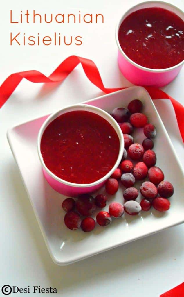 Delicious Lithuanian Cranberry Pudding Recipe