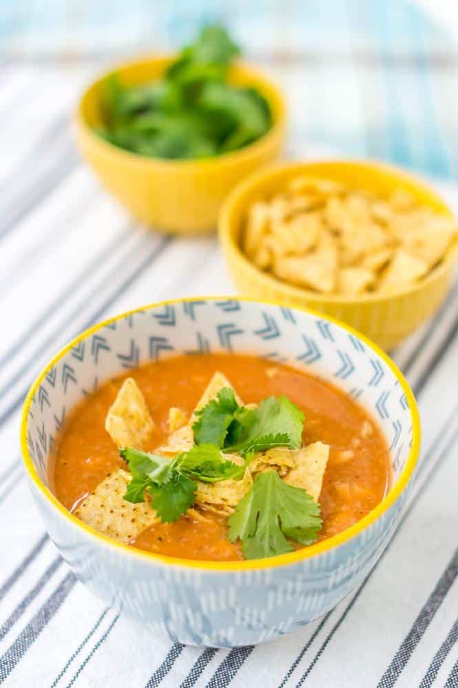 Warm Up With a Bowl of Hearty Chicken Tortilla Soup