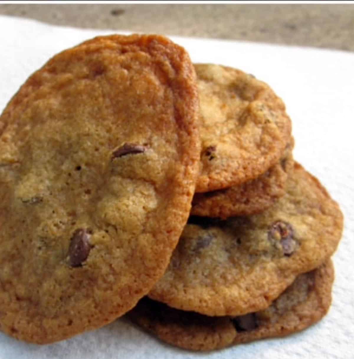 No-Butter Chocolate Chip Cookies