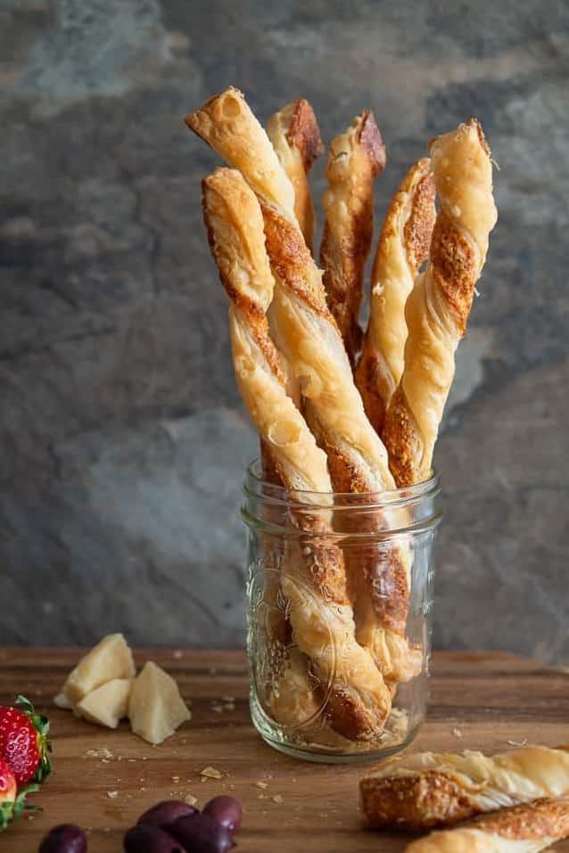  No time for a complicated appetizer? These cheese straws are here to save the day!