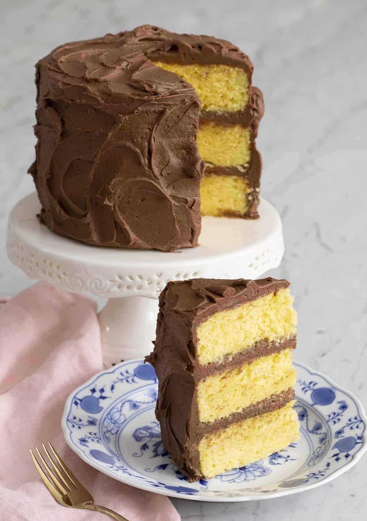 Nothing beats a classic yellow cake.
