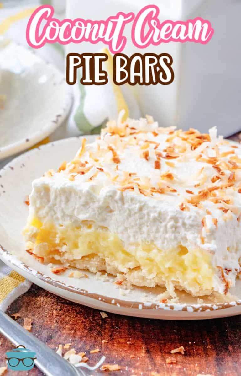  One bite of this coconut cream pie will transport you to a tropical paradise.