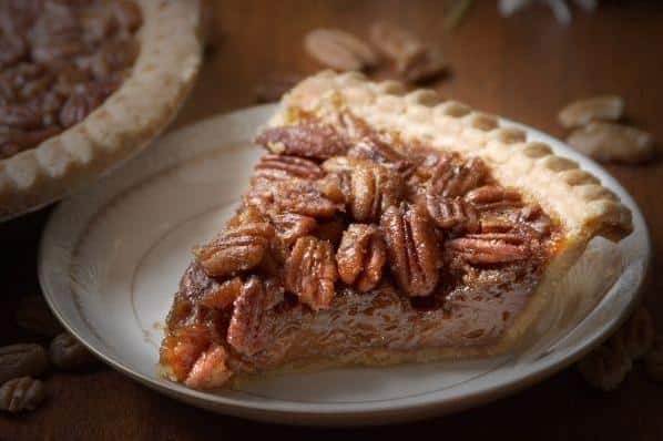  One slice of this pecan pie tastes like a warm hug from grandma.