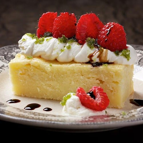 Parmesan Pound Cake With Fresh Berries