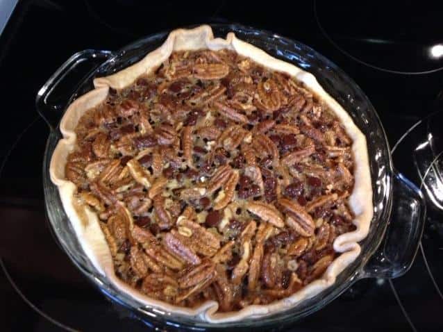  Pecan Pie just got better with the addition of chocolate chips.